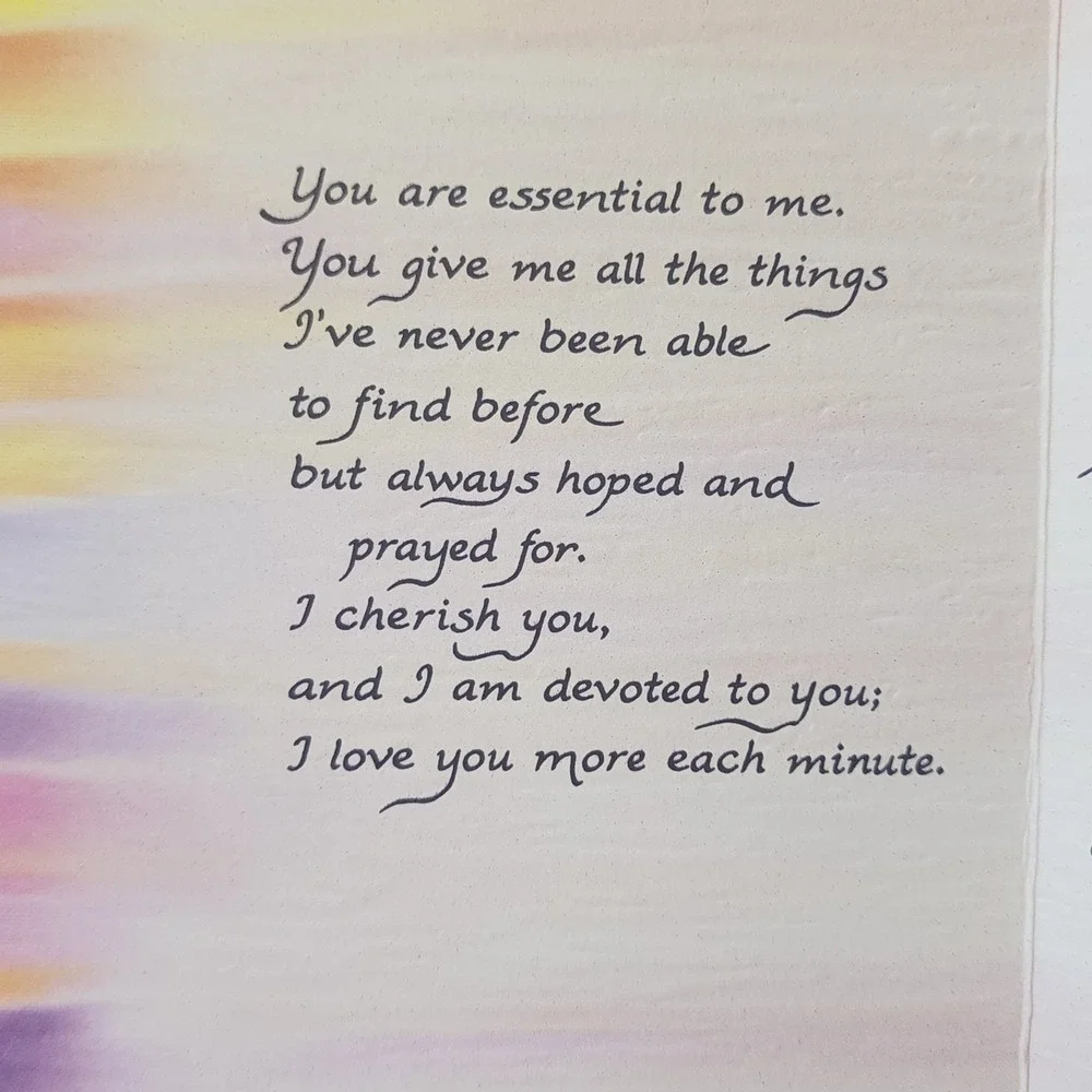 Mountain Arts Greeting Card Gregory E Lang I Need You Love Romantic Poem Env